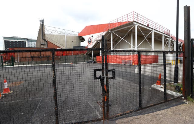 Bramall Lane last hosted a match on March 7