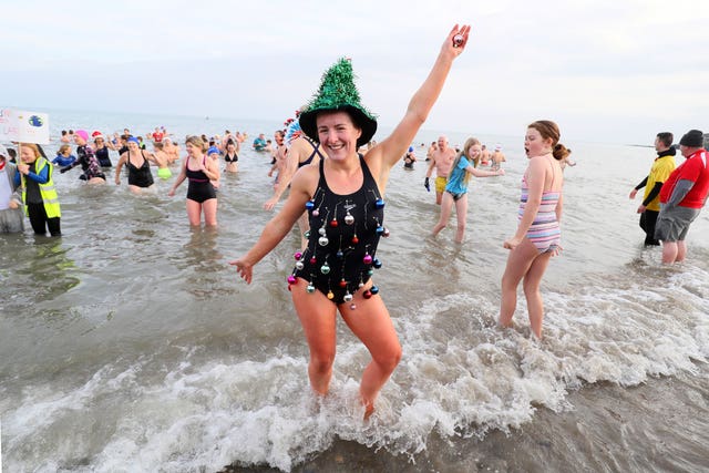 New Year’s Day swim