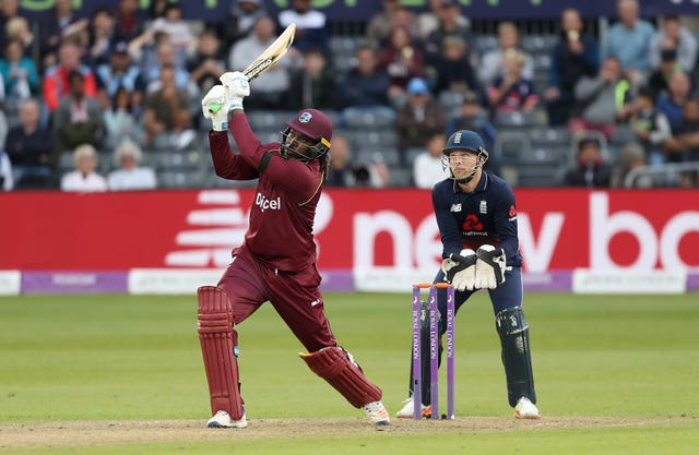 Chris Gayle has accumulated more than 10,000 one-day international runs in his career (David Davies/PA)