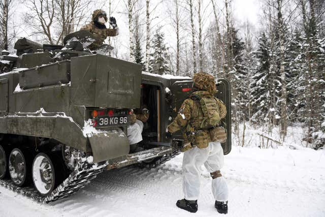 British troops in Estonia