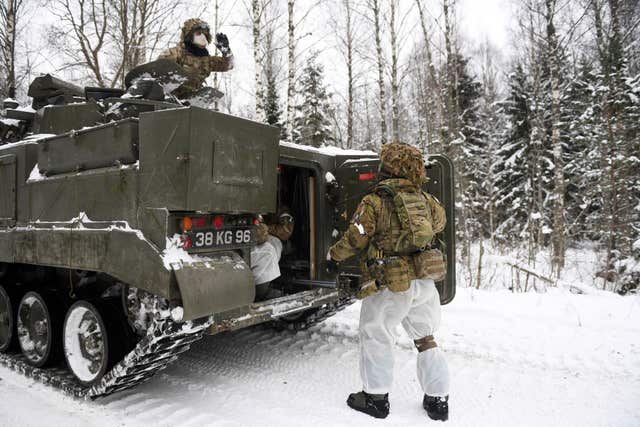 British troops in Estonia