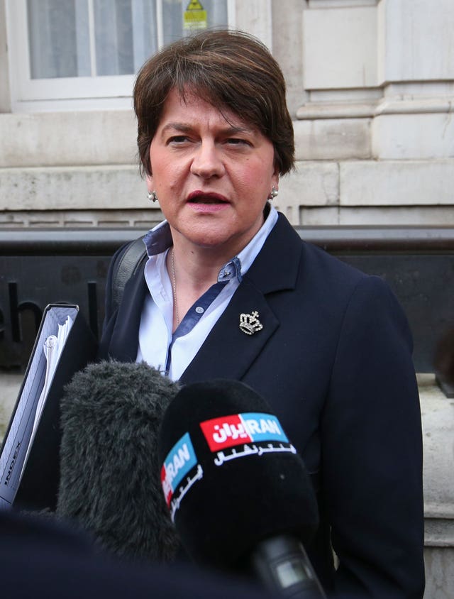 DUP leader Arlene Foster