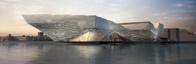 Kengo Kuma's design for the V&A Dundee