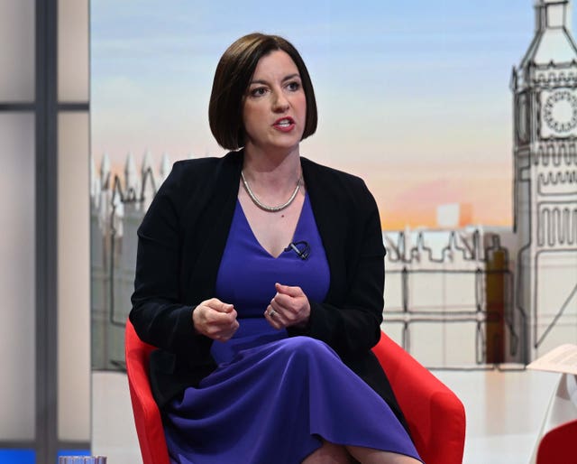 Education Secretary Bridget Phillipson appearing on the BBC 1 current affairs programme Sunday With Laura Kuenssberg