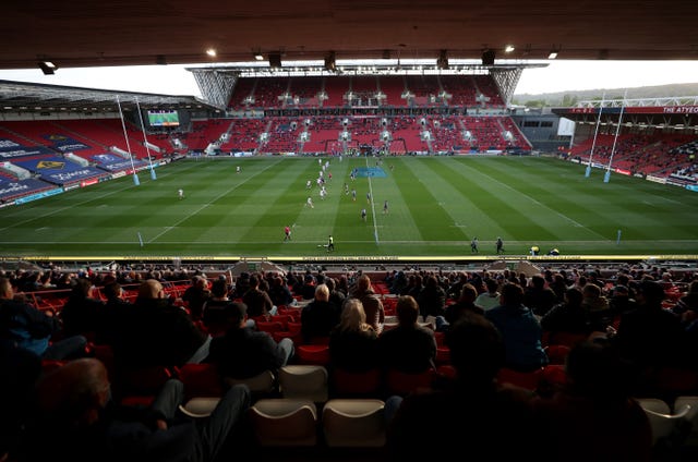 a general view of Ashton Gate