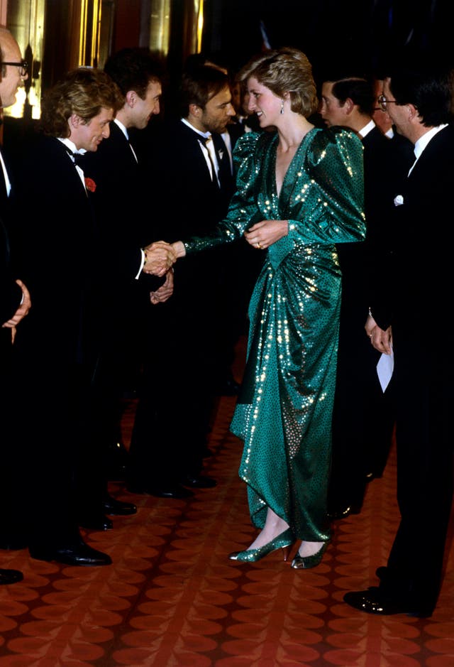 Diana attending the ‘Biggles’ premiere at the Empire Cinema, Leicester Square