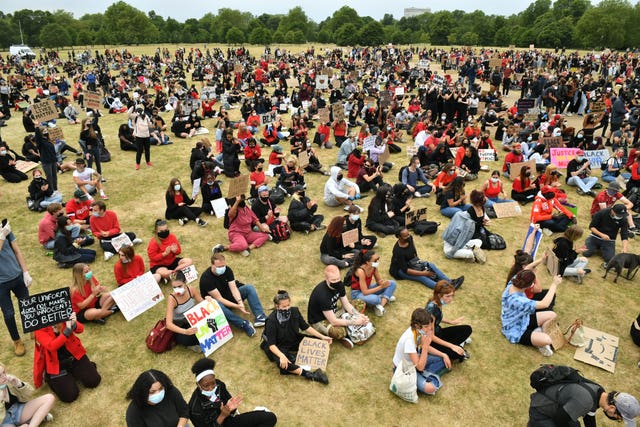 Social distancing in Hyde Park