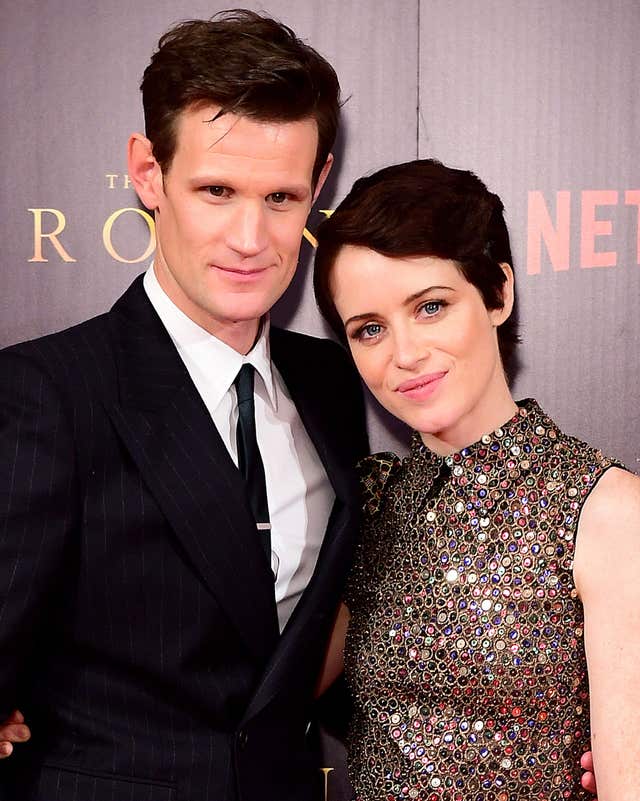 Matt Smith and Claire Foy (PA)