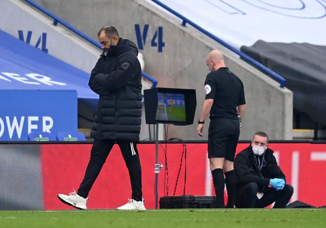 Referee Anthony Taylor made his penalty decision after watching slow-motion replays