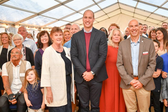 The Duke of Cambridge visit to Harcombe House
