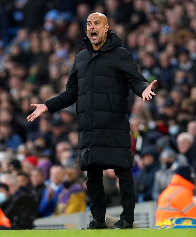 Competition for places in Guardiola's squad is fierce