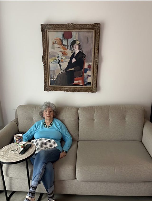 The FCB Cadell painting hung for years on the walls of Helene Plotkin's family home