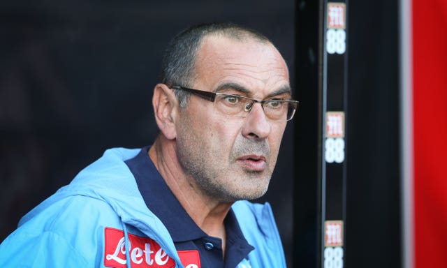 Maurizio Sarri had a spell at Napoli before taking over at Chelsea. (Scott Heavey/PA)