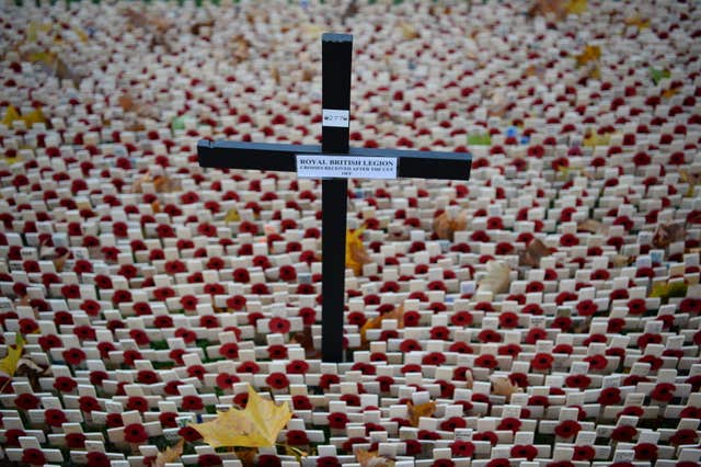 The Field of Remembrance at Westminster Abbey