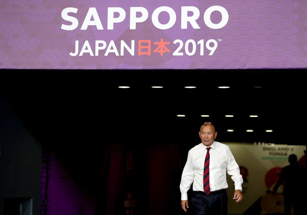 Eddie Jones’ side’s arrival in Japan was hit by Typhoon Faxai