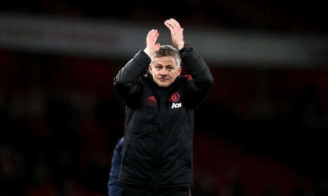 Ole Gunnar Solskjaer was among those to give his support to Vincent Kompany's initiatives to tackle homelessness and rough sleeping (John Walton/PA).