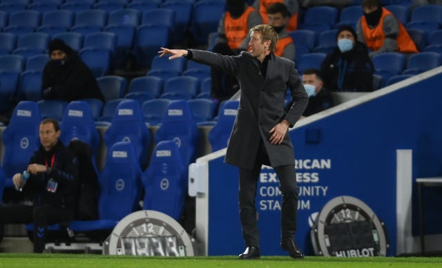 Graham Potter guided Brighton to a goalless draw at Chelsea in midweek