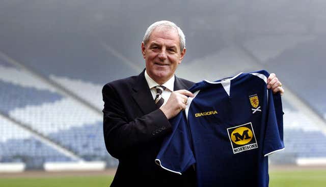 Walter Smith after becoming Scotland manager 