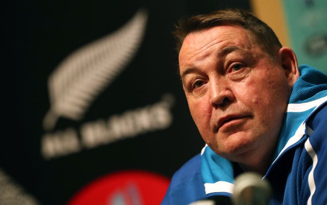 New Zealand head coach Steve Hansen was in charge for their triumphant 2015 World Cup campaign (David Davies/PA).