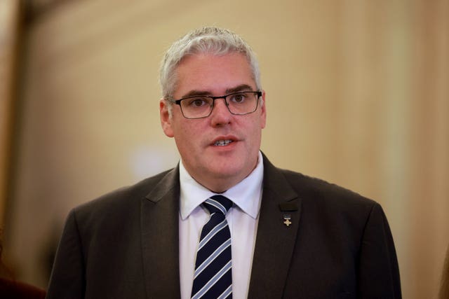DUP leader Gavin Robinson
