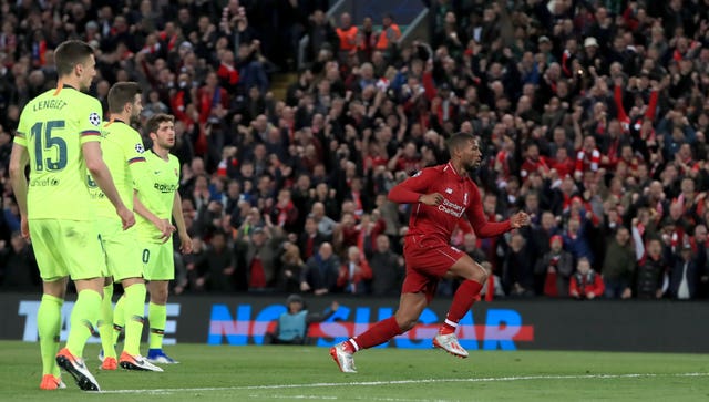 Georginio Wijnaldum came off the bench to inspire the turnaround at Anfield 