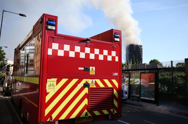 Seventy-one people died in the blaze (Steve Paston/PA)