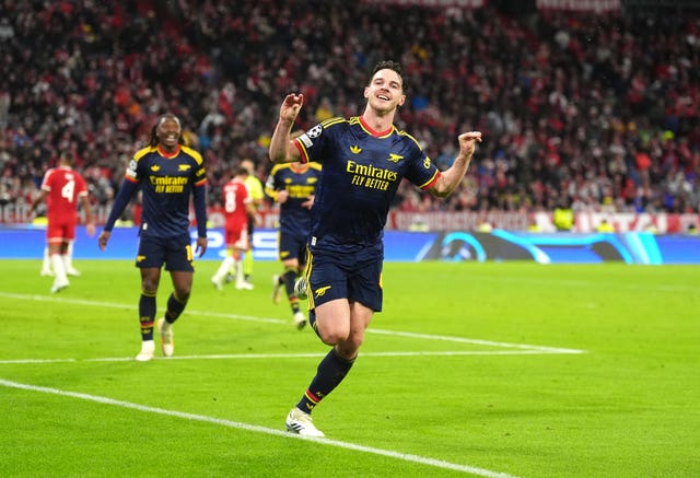 Declan Rice rescued a point for Arsenal