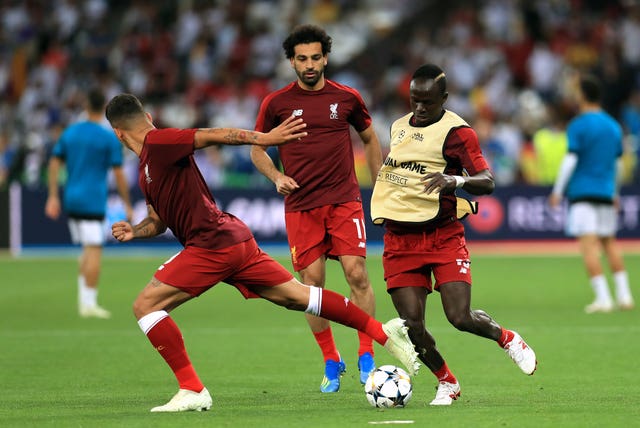 Liverpool much-vaunted attacking trio Roberto Firmino of Mohamed Salah and Sadio Mane