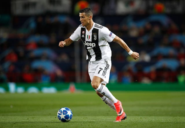 Ronaldo joined Juventus from Real Madrid in July (Martin Rickett/PA).