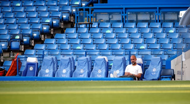 Guardiola is looking forward to the return of fans