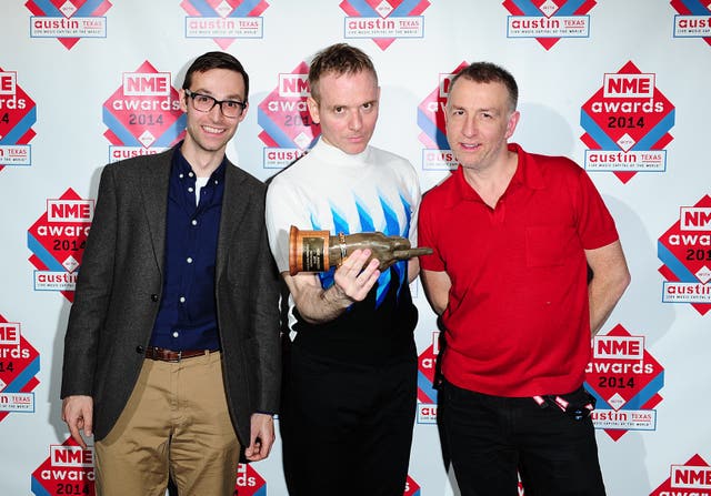 Belle and Sebastian at the NME Awards 2014