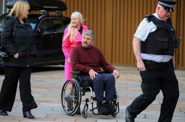 Highways officer Paul Holroyd was left paralysed (PA)