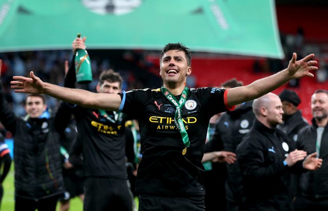 Rodri was on the scoresheet as City beat Aston Villa last year