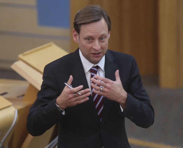 Liam Kerr in Holyrood