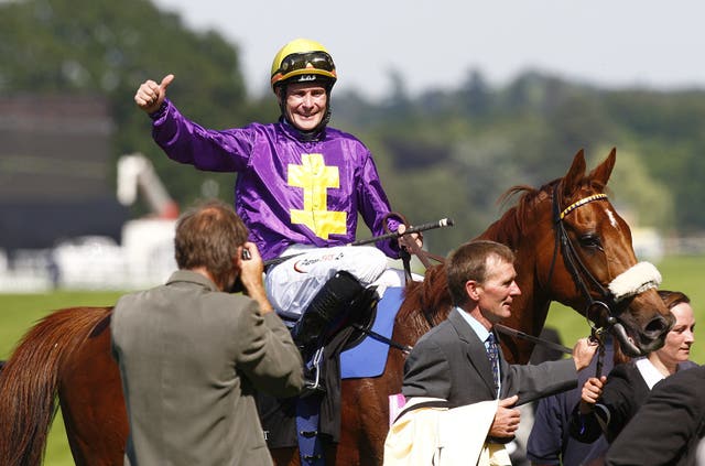 A big thumbs up from Pat Smullen after the Gold Cup triumph of Rite Of Passage