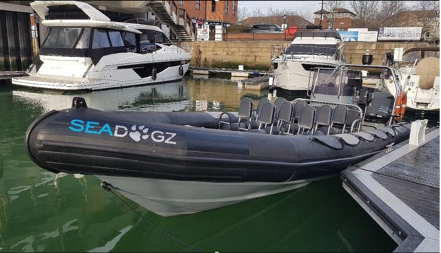 The sight-seeing boat which crashed killing Emily Lewis (MAIB/PA)