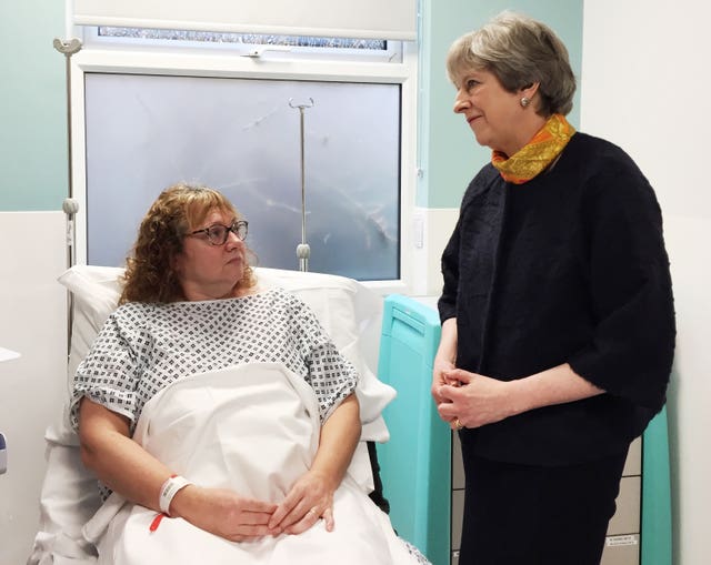 May visit to Frimley Park Hospital