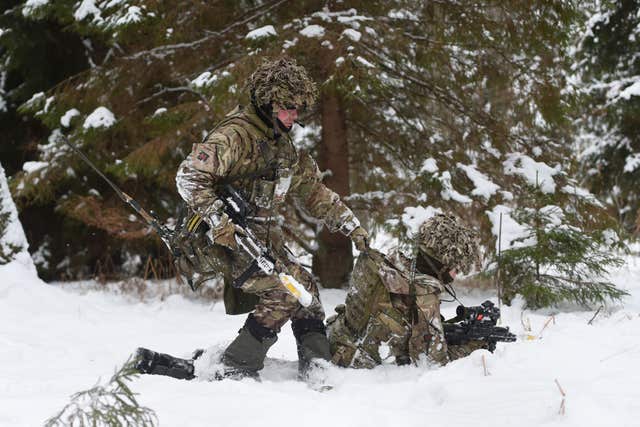 British troops in Estonia