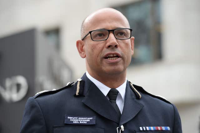 UK’s head of counter-terrorism policing Neil Basu said anyone returning from conflict zones would face stringent limitations (Kirsty O'Connor/PA)