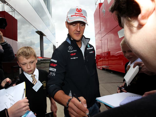 Michael Schumacher won 91 grands prix and seven world titles 