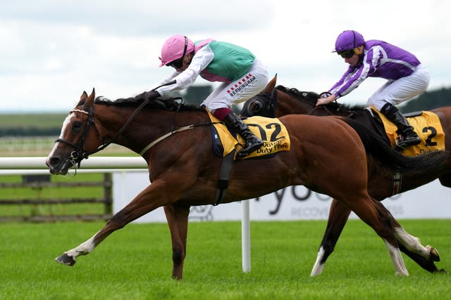 Sujet struck a telling blow at the Curragh