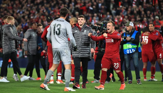 Xherdan Shaqiri was replaced by Daniel Sturridge in the closing stages of Tuesday's match