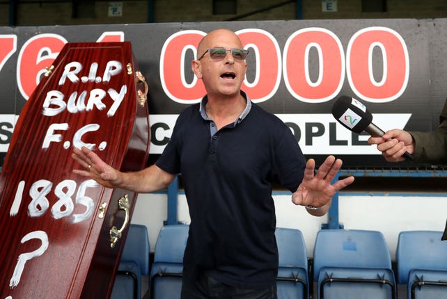 Bury fans fear the club will go out of business without a sale