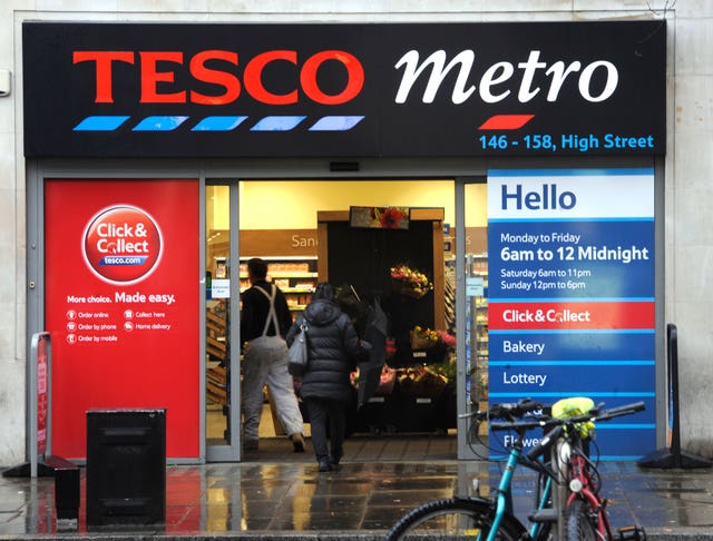 A Tesco metro