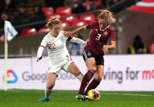 Hemp (left) has made five appearances for England (John Walton/PA).