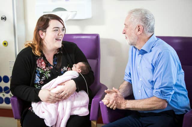 Jeremy Corbyn visit to Lincoln. (Danny Lawson/PA)