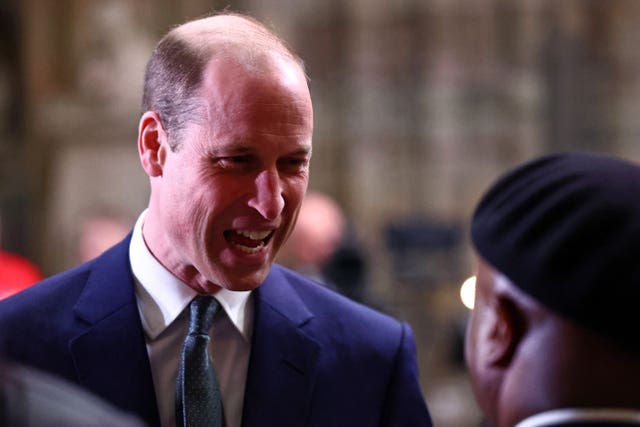 The Prince of Wales speaking to Commonwealth Day guests