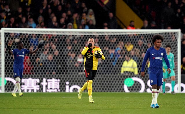 Gerard Deulofeu got Watford's consolation goal from the penalty spot after the intervention of VAR