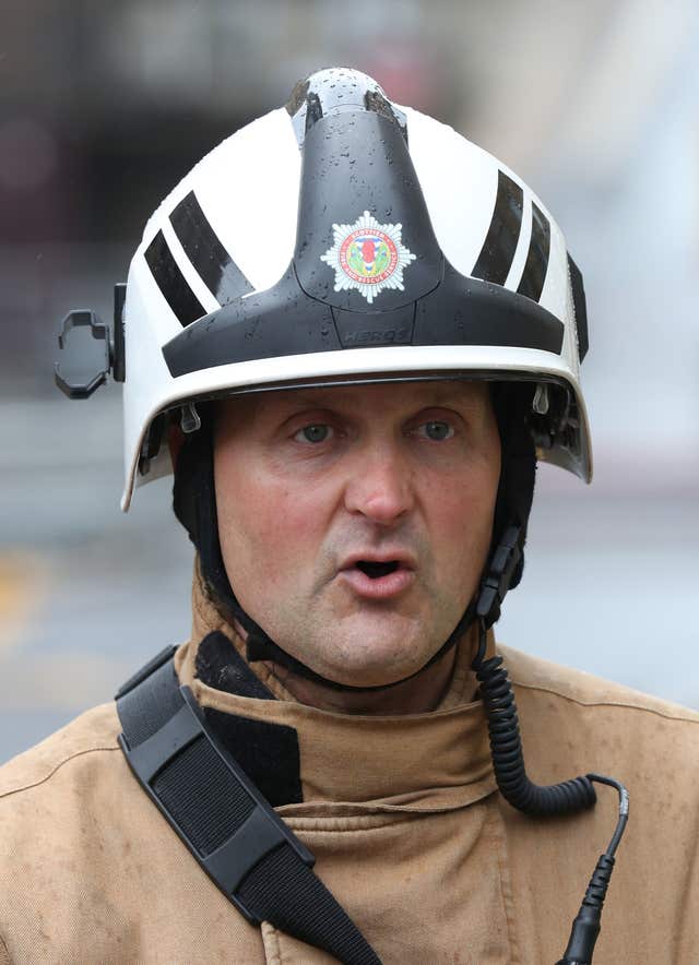 Scottish Fire and Rescue Service area manager David Young