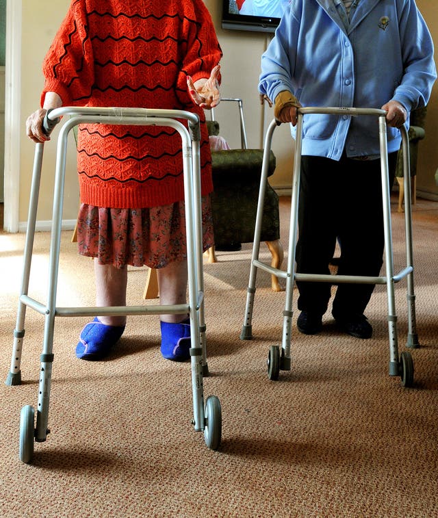 Residents at a nursing home (John Stilwell/PA)